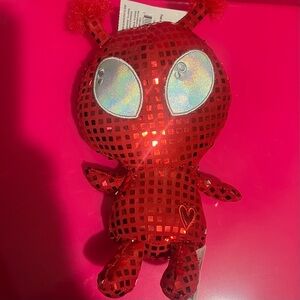 Red Stuffed Alien Toy - Valentine’s Day